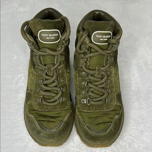 Tory Burch Women’s Chunky Sole Green Retro Sneakers 6.5